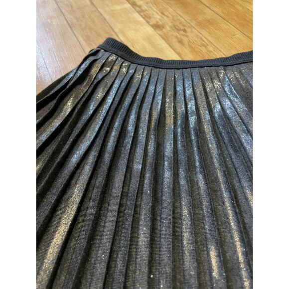 Zara Shimmer Pleated Skirt - Picture 2 of 5